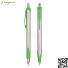 Bút Bi Nhựa Bấm Đầu Tròn V125 – Butkyquatang.com