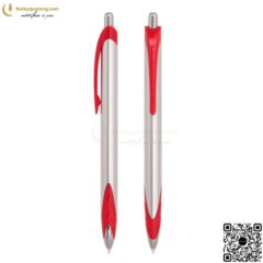 Bút Bi Nhựa Bấm Đầu Tròn V125 – Butkyquatang.com