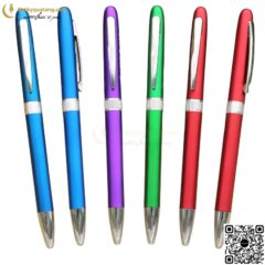 Bút Bi Nhựa Bấm Quảng Cáo V115 – Butkyquatang.com