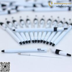 Bút Bi Nhựa Bấm Siêu Nhẹ V138 In Logo 7 butkyquatang.com Bút Bi Nhựa Bấm Siêu Nhẹ V138 In Logo 12