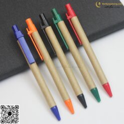 Bút Bi Nhựa Đầu Bấm V137 In Logo Theo Yêu Cầu 9