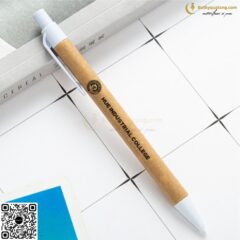 Bút Bi Nhựa Đầu Bấm V137 In Logo Theo Yêu Cầu – Butkyquatang.com