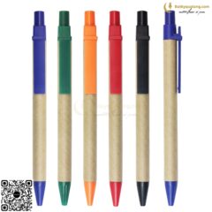 Bút Bi Nhựa Đầu Bấm V137 In Logo Theo Yêu Cầu – Butkyquatang.com