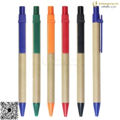 Bút Bi Nhựa Đầu Bấm V137 In Logo Theo Yêu Cầu 7