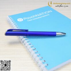 Bút Bi Nhựa Nút Bấm V101 In Logo 11