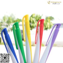 Bút Nhựa Bấm In Logo Quảng Cáo V120 7