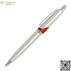 Bút Bi Bấm Bằng Nhựa V128 In Logo C.Ty 4
