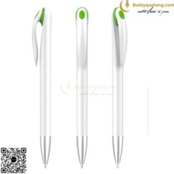 Bút bi nhựa nút bấm in logo V119 7