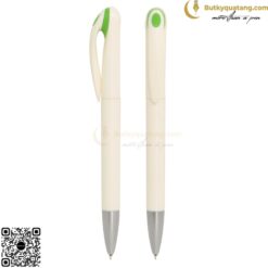 Bút bi nhựa nút bấm in logo V119 2