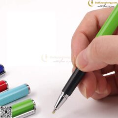 Bút Kim Loại Cảm Ứng Điện Dung 2 Trong 1 Khắc Tên V025 Theo Yêu Cầu 25 butkyquatang.com V025 + Butkyquatang.com
