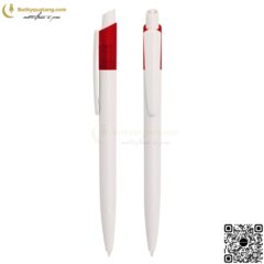 Bút Bấm Bằng Nhựa V111 20 butkyquatang.com bút bi bấm nhựa V111 in logo – butkyquatang.com