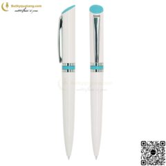 Bút Nhựa Đầu Bấm Siêu Nhẹ V131 20 butkyquatang.com bút bi bấm nhựa V131 in logo – butkyquatang.com