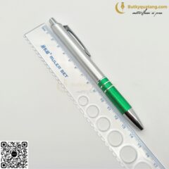 Bút Nhựa Bấm Đầu Tròn V116 In Logo 18 butkyquatang.com bút bi nhựa nút bấm V116 in logo – butkyquatang.com
