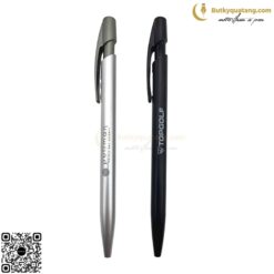 Bút Bấm Bằng Nhựa In Logo Quảng Cáo V117 4 butkyquatang.com Bút Bấm Bằng Nhựa In Logo Quảng Cáo V117 5