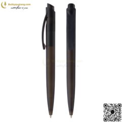 Bút Bi Nhựa Đầu Bấm V107 20 butkyquatang.com bút ký bấm nhựa V107 in logo – 3802d-black-2