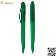 Bút Bi Nhựa Đầu Bấm V107 17 butkyquatang.com bút ký bấm nhựa V107 in logo – 3802d-green-2