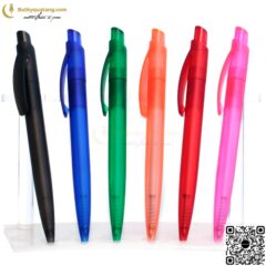 Bút Bi Nhựa Đầu Bấm V107 22 butkyquatang.com bút ký bấm nhựa V107 in logo – butkyquatang.com