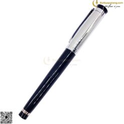 Bút Bi Kim Loại Dạng Nắp Đen V037 Làm Quà Tặng 5 butkyquatang.com v037