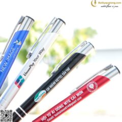 Bút Bi Kim Loại Nút Bấm V040 15 butkyquatang.com V040 + Butkyquatang.com