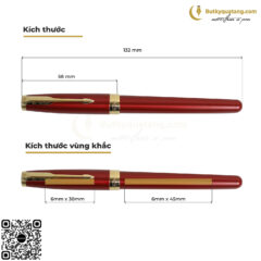Bút Máy Parker Sonnet Red GT 18K TB-1950773 8