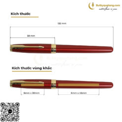 Bút Máy Parker Sonnet Red GT 18K TB-1950773 8