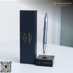 Bút Bi Cao Cấp Parker IM PRM X-Blue Grey CT GB-2143645 - Thép không gỉ (3026981436451) 5
