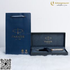 Bút Bi Cao Cấp Parker SON X-Metal Black GT GB-2119787 - Thép không gỉ (3026981197871) 11