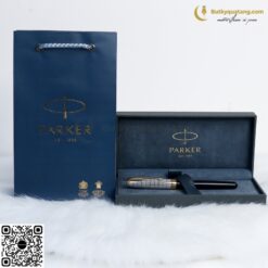 Bút Lông Bi Cao Cấp Parker SON X-M Black GT GB-2119786 - Thép không gỉ (3026981197864) 12