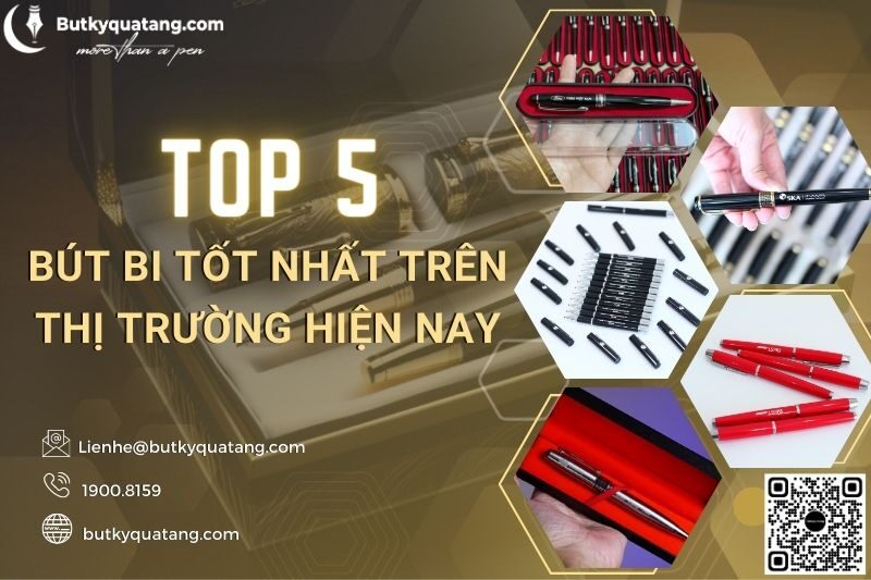 #1 Top 5 Bút Bi Tốt Chất Lượng Trên Thị Trường Hiện Nay 42 butkyquatang.com bút bi tốt