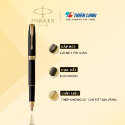 Bút lông bi cao cấp Parker Sonnet XM - Ngòi viết mạ vàng 8 butkyquatang.com sg 11134201 22100 g6c1vy92haiv0f butkyquatang.com