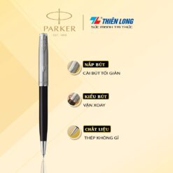 Bút Bi Cao Cấp Parker SON X-SB MBlack CT TB-2146872 - Thép không gỉ (3026981468728) 11 butkyquatang.com sg 11134201 22110 aob76oe521jv08 butkyquatang.com