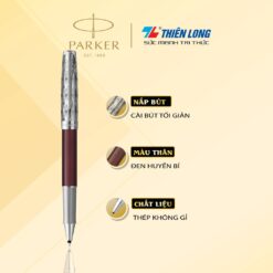 Bút Bi Cao Cấp Parker SON X-M Red CT GB-2119782 - Thép không gỉ (3026981197826) 4 butkyquatang.com sg 11134201 22110 au68qog521jv43 butkyquatang.com
