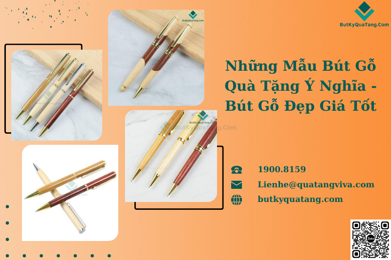 bút gỗ quà tặng