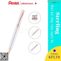 Bút Ký Cao Cấp Pentel B810-PG Ngòi 0.8mm Mực Xanh