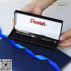 Bút Ký Gel Pentel Sterling K611 Ngòi 0.7mm Mực Xanh 15