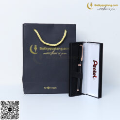 Bút Ký Gel Pentel Sterling K611 Ngòi 0.7mm Mực Xanh 16