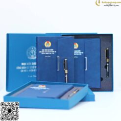 Set Quà Tặng Sổ Tay Bìa Còng + Bút GS101 In Logo 8 butkyquatang.com Set Quà Tặng Sổ Tay Bìa Còng + Bút GS101 In Logo