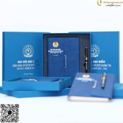 Set Quà Tặng Sổ Tay Bìa Còng + Bút GS101 In Logo 7 butkyquatang.com Set Quà Tặng Sổ Tay Bìa Còng + Bút GS101 In Logo