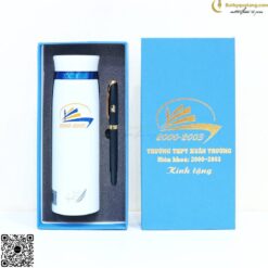 Set Quà Tặng Bút + Bình Giữ Nhiệt LocknLock GS139