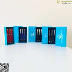 Bộ Quà Tặng 3 Bút Quà Tặng + Hộp GS151 In Logo Công Ty