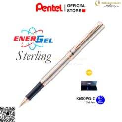 Bút Ký Cao Cấp Pentel K600-PG Ngòi 0.7mm Mực Xanh
