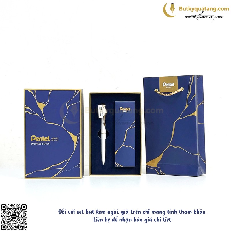 Bút Ký Cao Cấp Pentel BL2007 Ngòi 0.7mm Mực Xanh 56 butkyquatang.com but ky cao cap pentel bl2007 ngoi 0 7mm muc xanh 04 butkyquatang.com