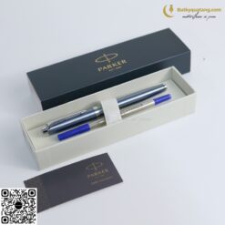 Bút Lông Bi Cao Cấp Parker IM X-BLU Grey CT TB4-1975581 (3501179755816) 8 butkyquatang.com Bút Lông Bi Cao Cấp Parker IM X-BLU Grey CT TB4-1975581 (3501179755816)