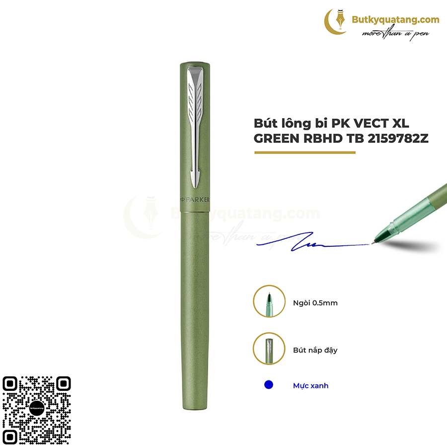 Bút Lông Bi Parker Vector XL METALLIC GREEN 2159782Z 1