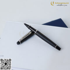 Bút Lông Bi Waterman Expert Metallic Black Lacquer RT Rollerball Pen 2119190 5