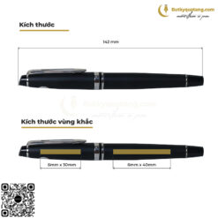 Bút Lông Bi Waterman Expert Metallic Black Lacquer RT Rollerball Pen 2119190 7 butkyquatang.com Bút Lông Bi Waterman Expert Metallic Black Lacquer RT Rollerball Pen 2119190 7