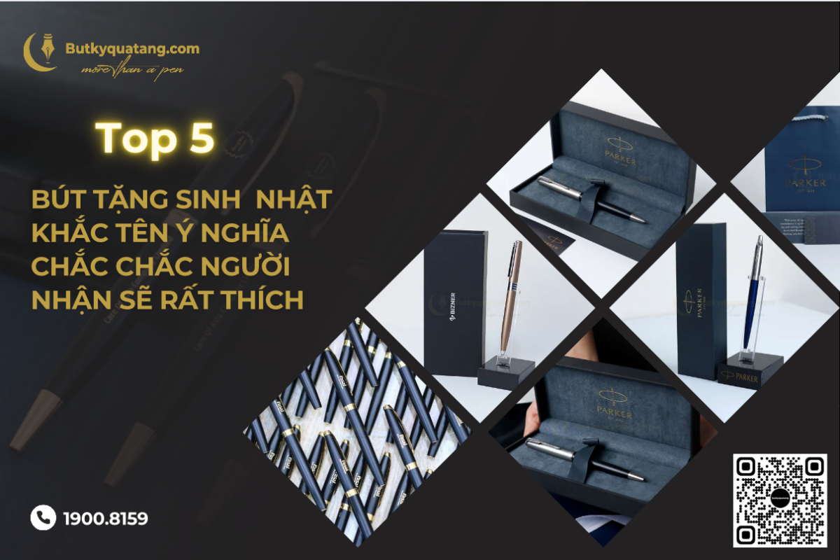 Bút Tặng Sinh Nhật Khắc Tên Ý Nghĩa Người Nhận Rất Thích