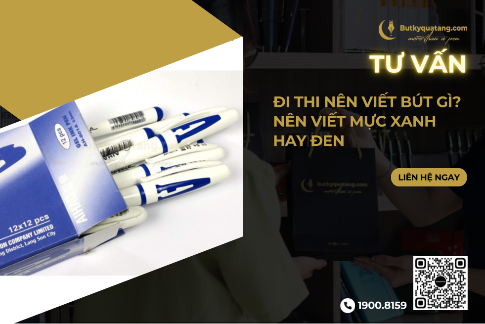 Đi Thi Nên Viết Bút Gì? Nên Viết Mực Xanh Hay Đen