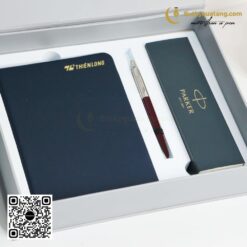 Bộ Quà Tặng Bút Parker, Sổ Tay, Thiệp, Hộp Đựng Cao Cấp GSP2025 7 butkyquatang.com set qua tang but parker gsp2025 01 butkyquatang.com