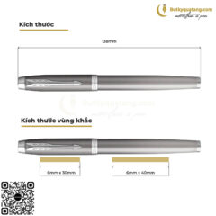 Bút Bi Parker IM RITUALS GREY CT – 2203916   Butkyquatang